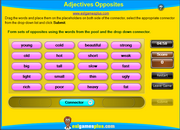 Opposites matching game - ESL worksheet by Nicola5052