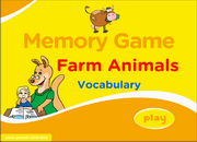 safari animals memory game