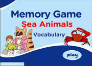Zoo Animals ESL Vocabulary Interactive Memory Game