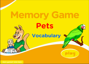 safari animals memory game