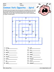 Solar System Spiral Puzzle Worksheet