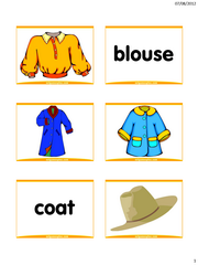 Clothes Flashcards