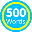 500 words